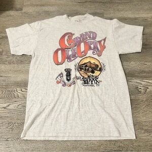 Vintage Grand Ole Opry Graphic Single Stitch T-shirt Size Large Nashville 1992